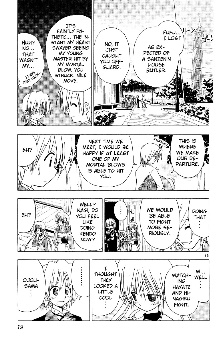 Hayate no Gotoku! Chapter 42 page 23 - Chapter 42 : Maybe I'll lose, but it's just like Kendo