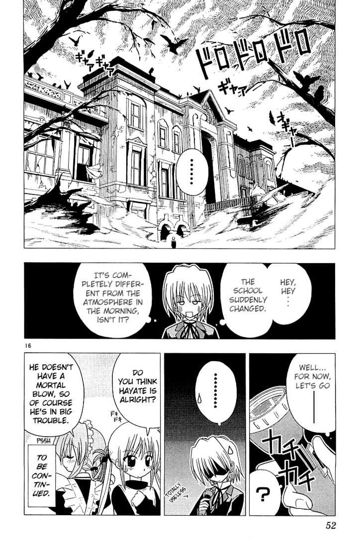 Hayate no Gotoku! Chapter 44 page 17 - Chapter 44 : Arrested for Breaking a Window at the School at Night