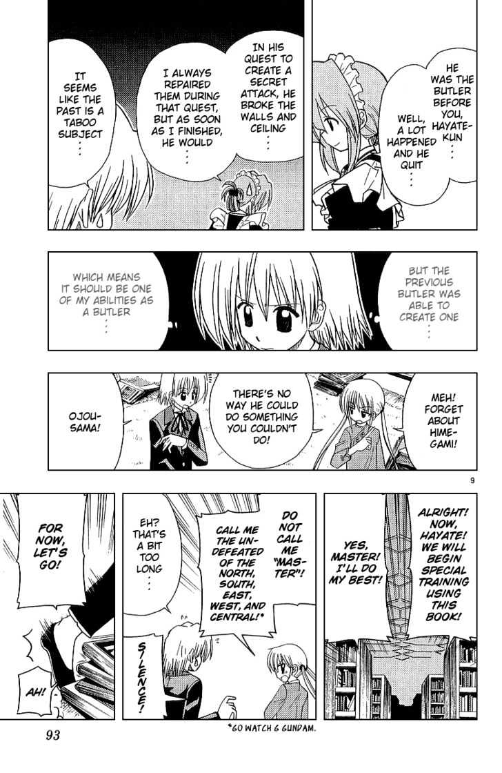 Hayate no Gotoku! Chapter 47 page 10 - Chapter 47 : I Like Reading Books, but I Don't Know How to Make Use of Them