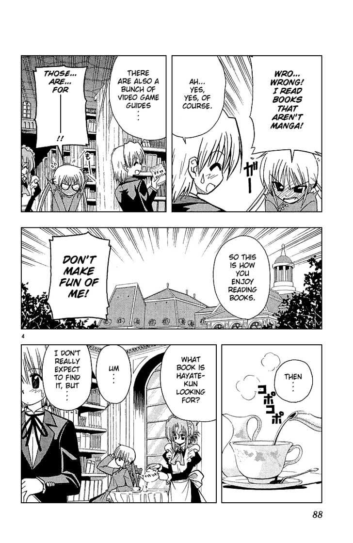 Hayate no Gotoku! Chapter 47 page 5 - Chapter 47 : I Like Reading Books, but I Don't Know How to Make Use of Them