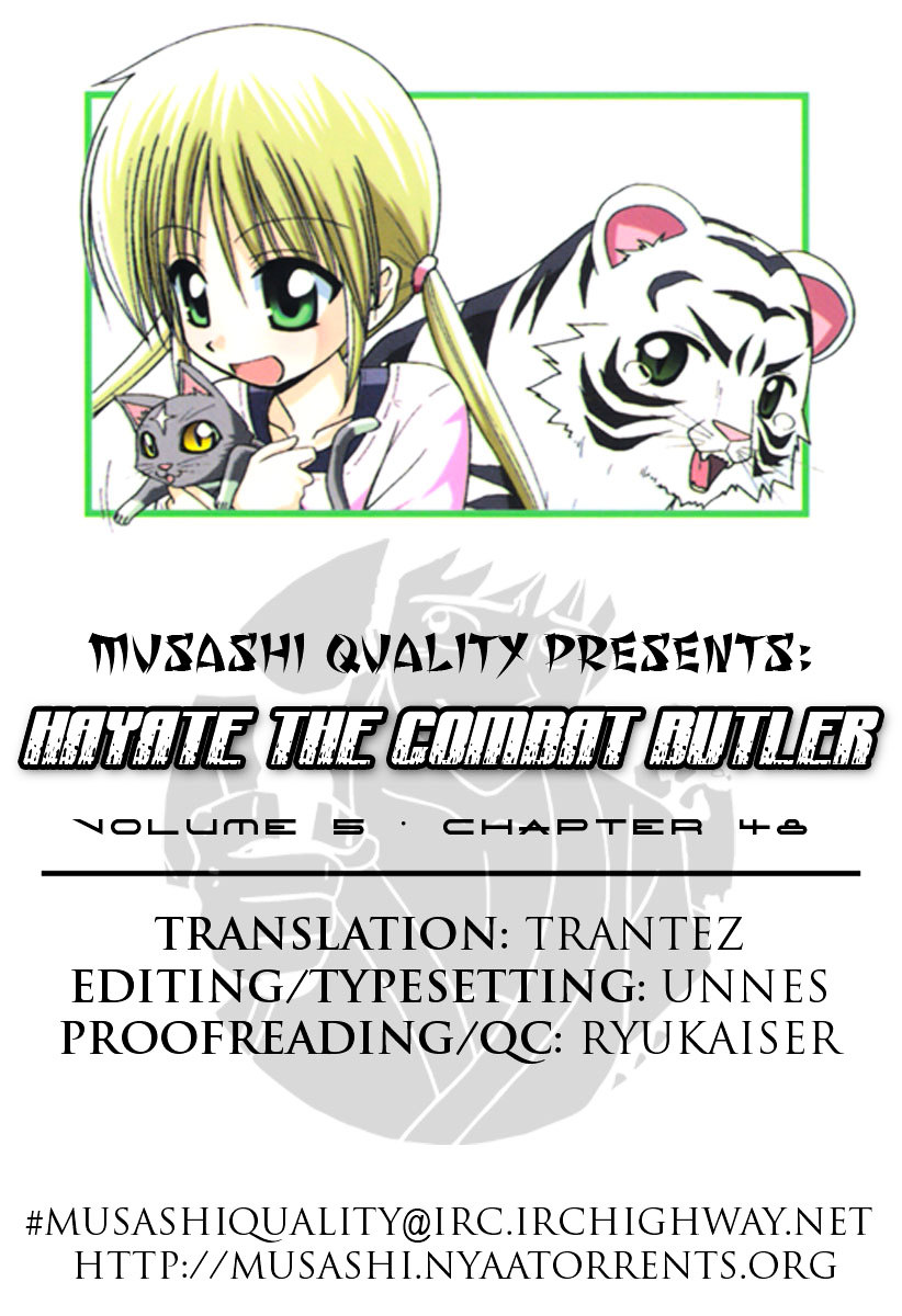 Hayate no Gotoku! Chapter 48 page 1 - Chapter 48 : Song of the Sea Goddess's Palace