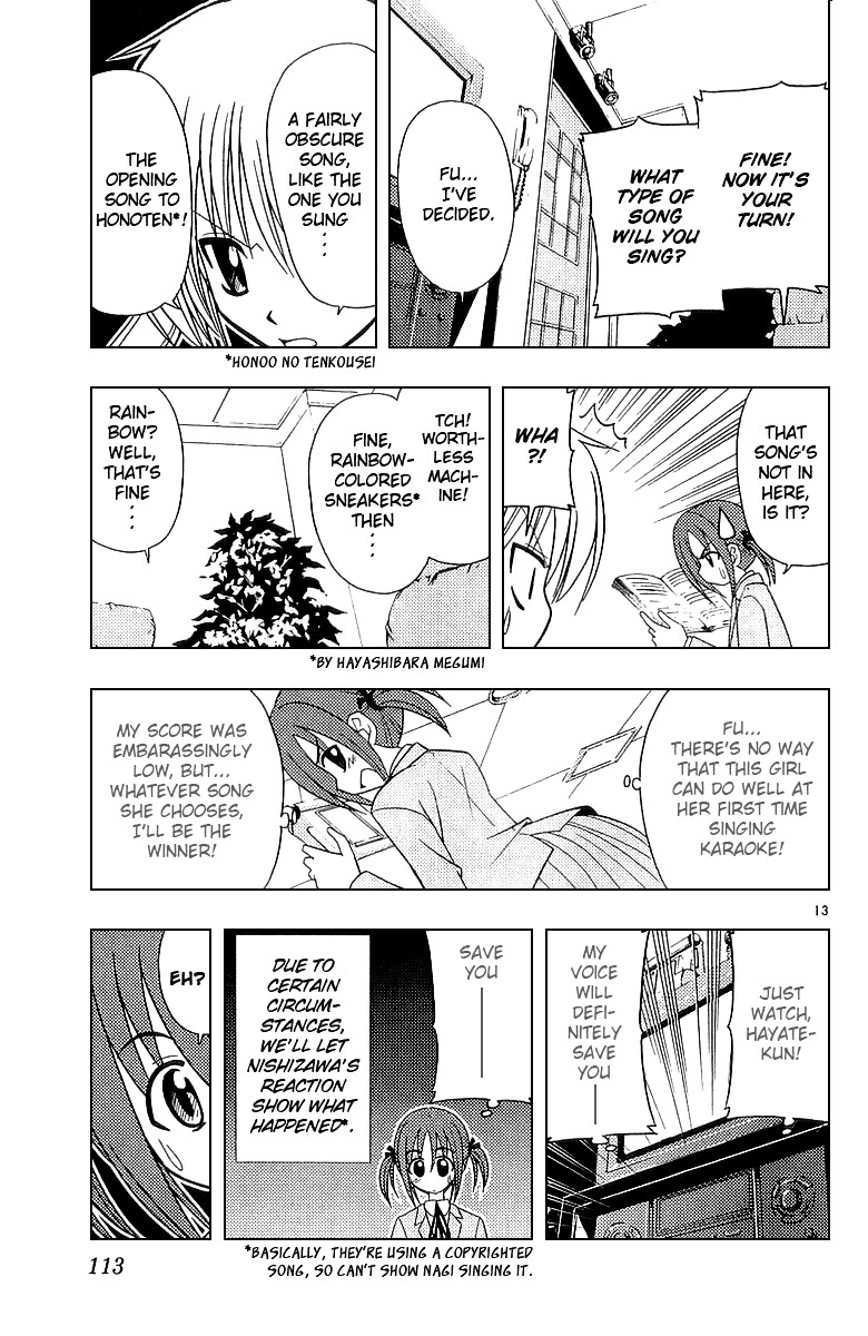 Hayate no Gotoku! Chapter 48 page 13 - Chapter 48 : Song of the Sea Goddess's Palace
