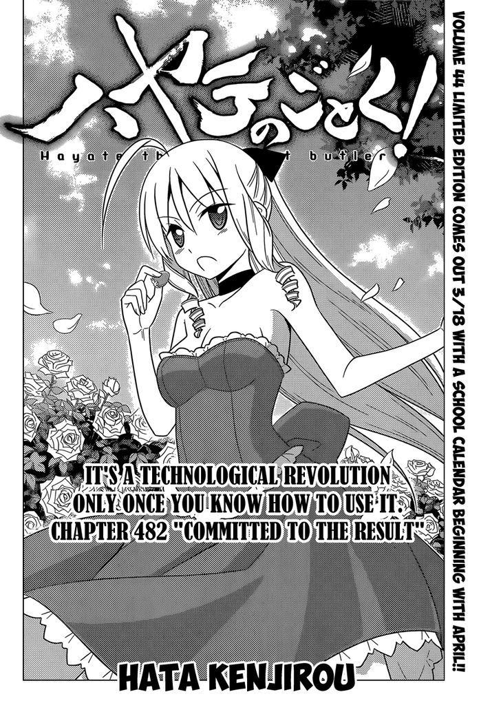 Hayate no Gotoku! Chapter 482 page 5 - Chapter 482 : Committed to the Result