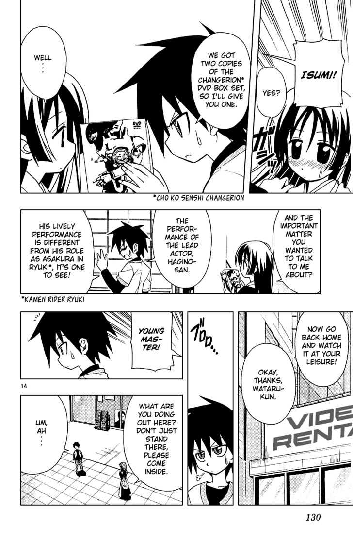 Hayate no Gotoku! Chapter 49 page 15 - Chapter 49 : Saki-san's Minor Business [National Edition]