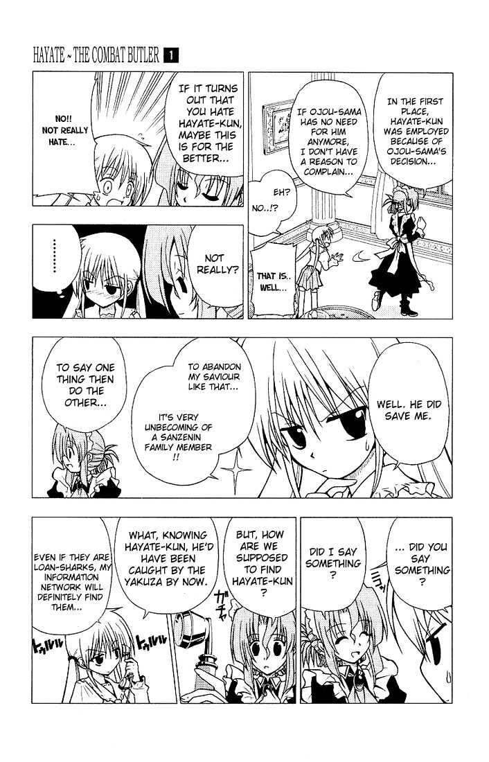 Hayate no Gotoku! Chapter 5 page 5 - Chapter 5 : Even Though You Will Be A New Type, The More You Open Your Mouth, The More Likely You Are To Put Your Foot In It
