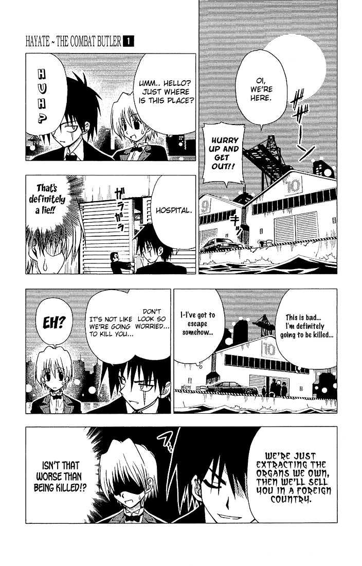 Hayate no Gotoku! Chapter 5 page 7 - Chapter 5 : Even Though You Will Be A New Type, The More You Open Your Mouth, The More Likely You Are To Put Your Foot In It