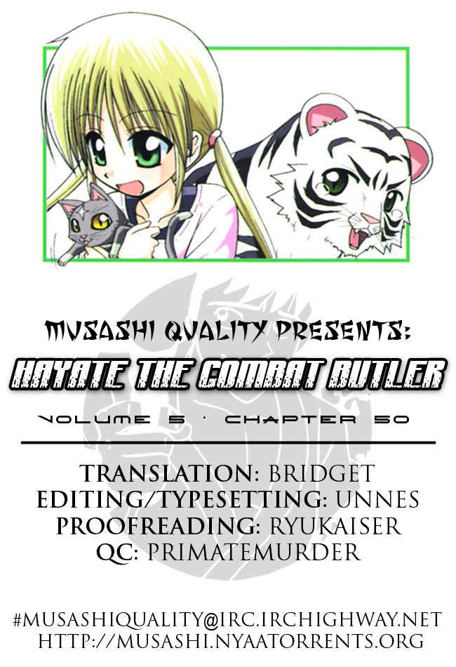 Hayate no Gotoku! Chapter 50 page 1 - Chapter 50 : Raging Waves