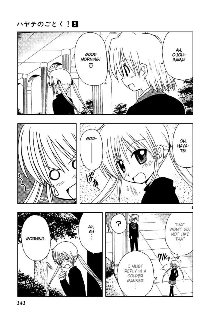 Hayate no Gotoku! Chapter 50 page 8 - Chapter 50 : Raging Waves