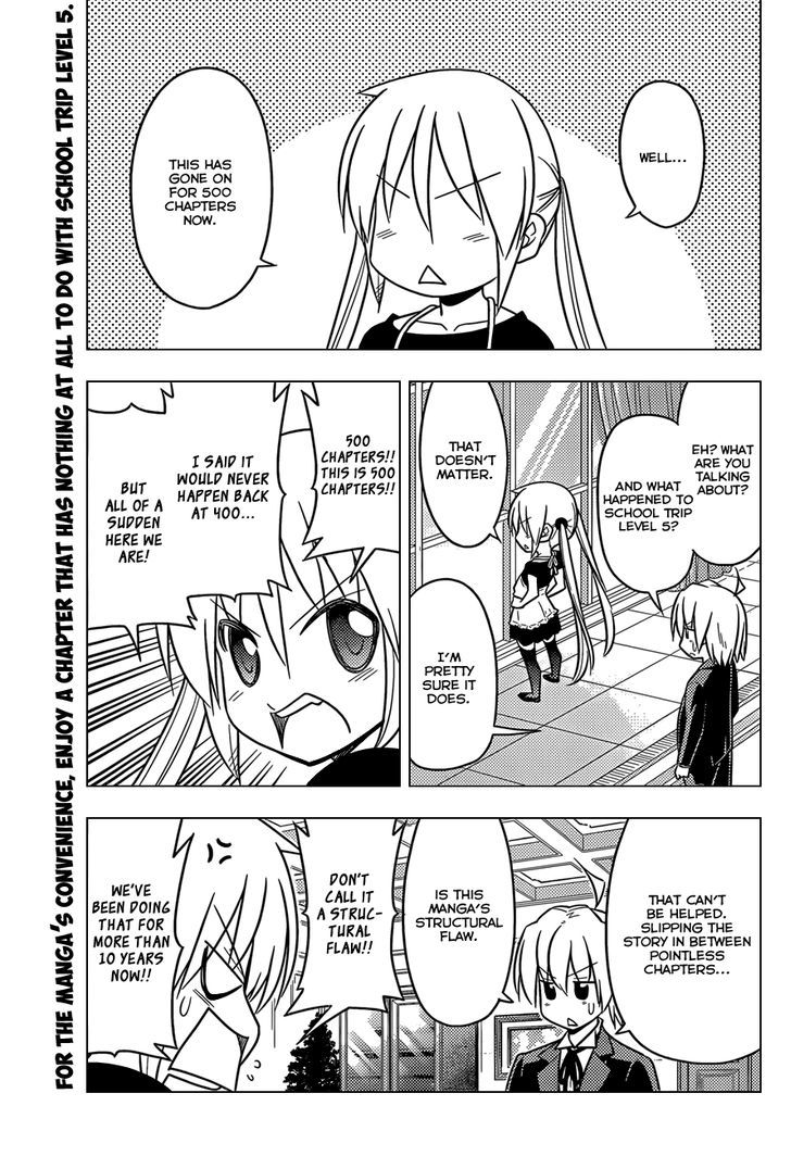 Hayate no Gotoku! Chapter 500 page 5 - Chapter 500 : You can make another anime if you want.