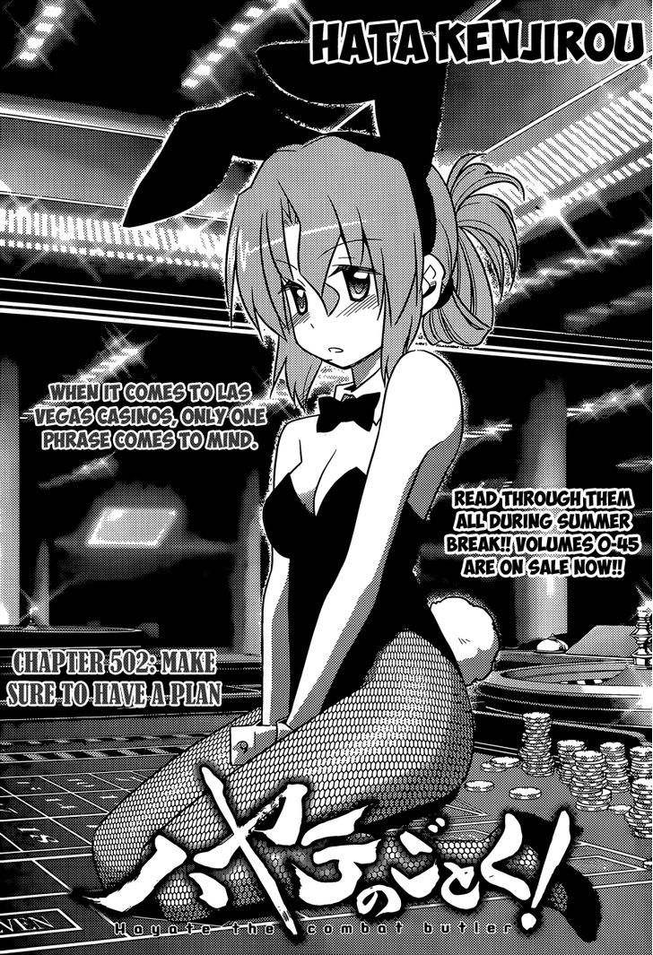 Hayate no Gotoku! Chapter 502 page 2 - Chapter 502 : Make Sure to Have a Plan