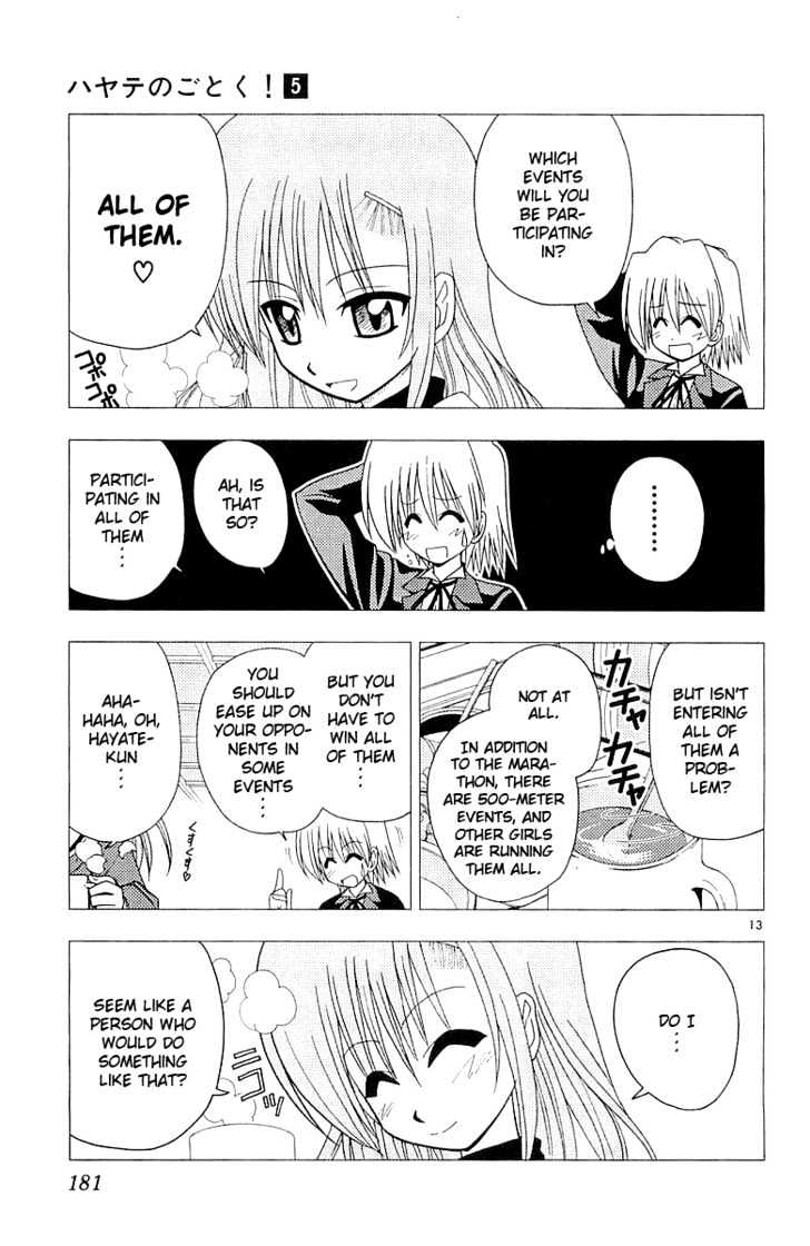 Hayate no Gotoku! Chapter 52 page 13 - Chapter 52 : Nagi - Andalusia's Winter