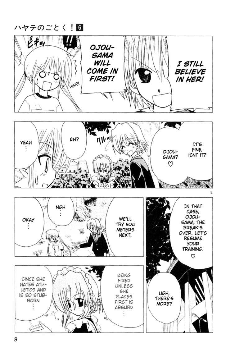 Hayate no Gotoku! Chapter 53 page 12 - Chapter 53 : Give It Your Best, Nagi's — Special Training
