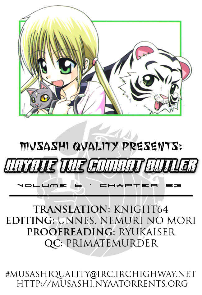 Hayate no Gotoku! Chapter 53 page 5 - Chapter 53 : Give It Your Best, Nagi's — Special Training