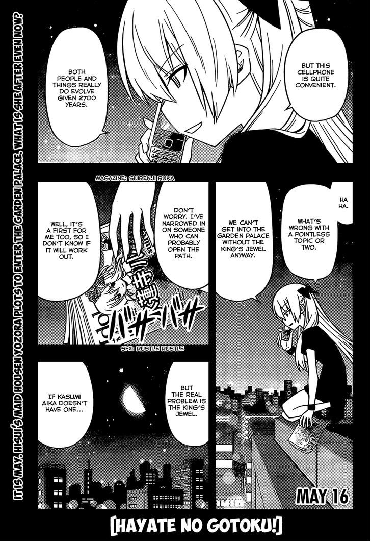 Hayate no Gotoku! Chapter 532 page 1 - Chapter 532 : Where Everything Is Said To Be