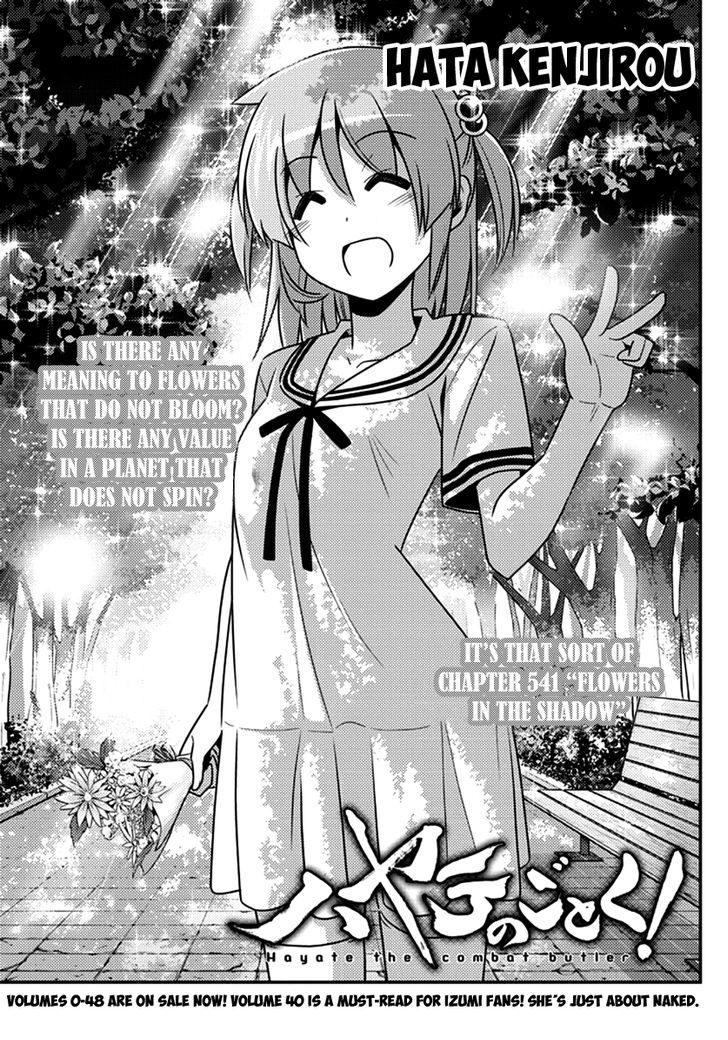 Hayate no Gotoku! Chapter 541 page 1 - Chapter 541 : Flowers in the Shadow