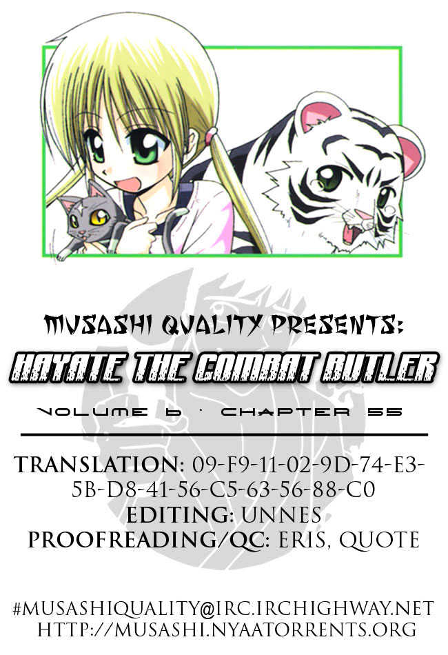 Hayate no Gotoku! Chapter 55 page 1 - Chapter 55 : Like 'Run Jolie'... Too-roo-roo...