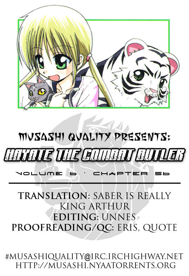 Hayate no Gotoku! Chapter 56 page 1 - Chapter 56 : Tigers of Money