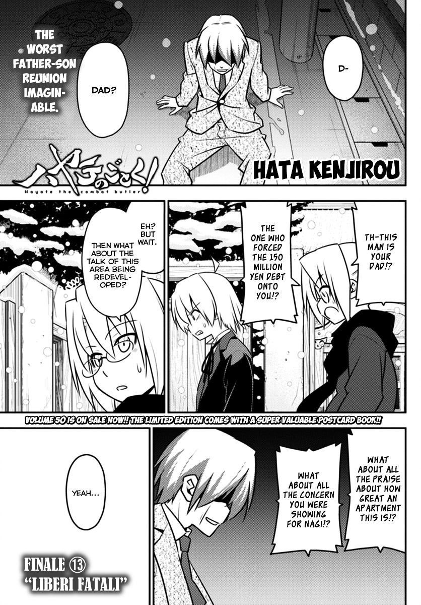 Hayate no Gotoku! Chapter 561 page 1 - Chapter 561 : Finale ⑬ "Liberi Fatali"