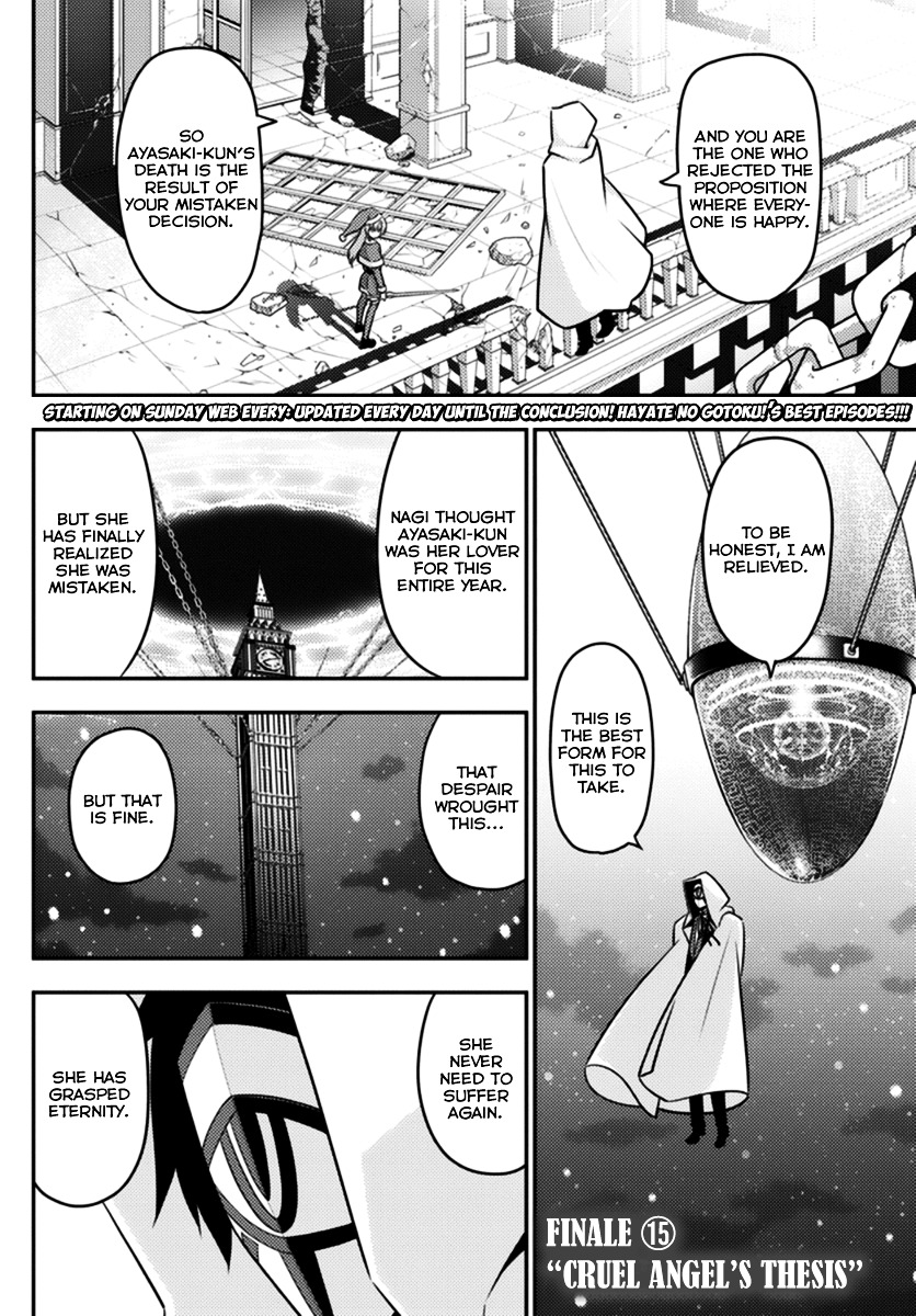 Hayate no Gotoku! Chapter 563 page 2 - Chapter 563 : Finale ⑮ "Cruel Angel's Thesis"