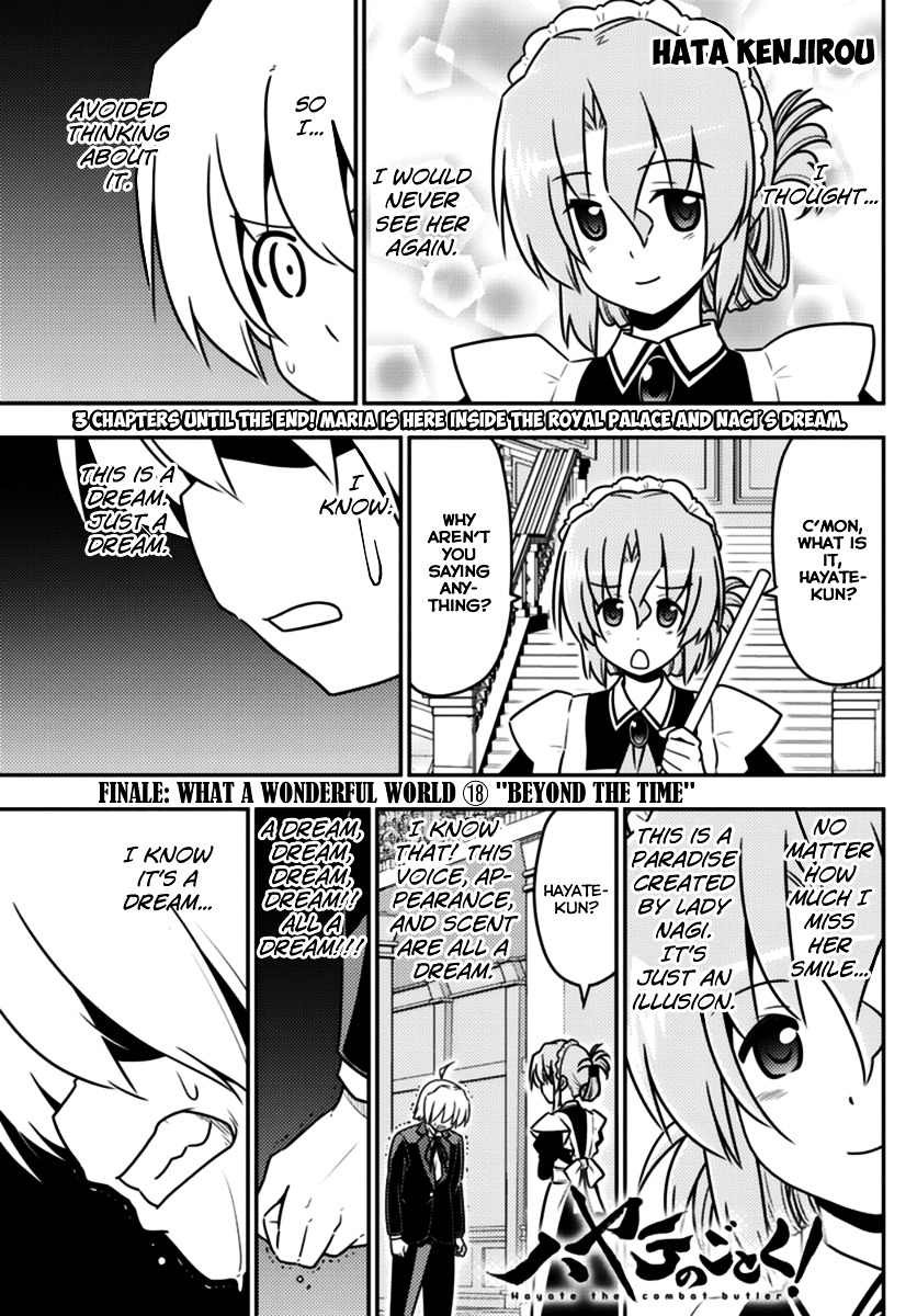 Hayate no Gotoku! Chapter 566 page 1 - Chapter 566 : Finale: What A Wonderful World ⑱ "Beyond The Time"