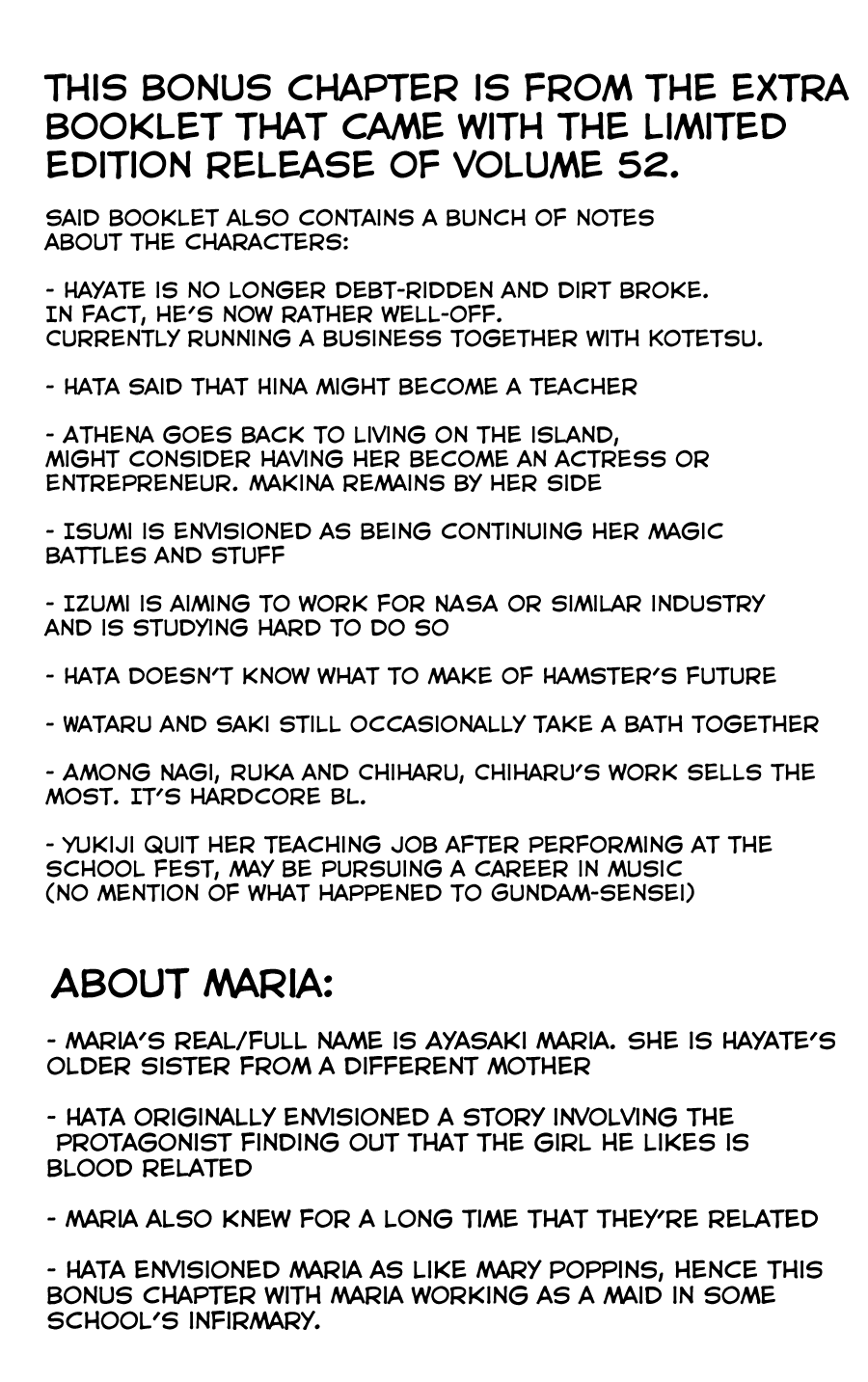 Hayate no Gotoku! Chapter 569 page 1 - Chapter 569 : The Future Since Then