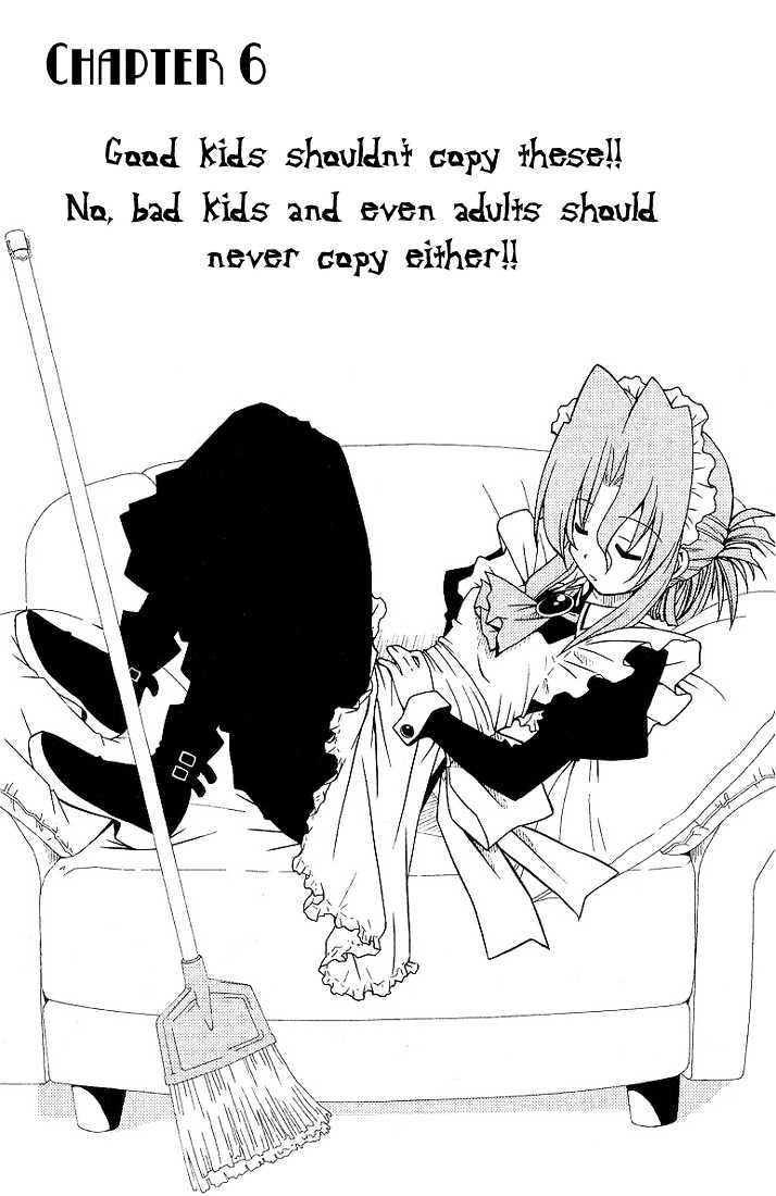 Hayate no Gotoku! Chapter 6 page 1 - Chapter 6 : Good kids shouldn't copy these!! No, bad kids and even adults should never copy either!!