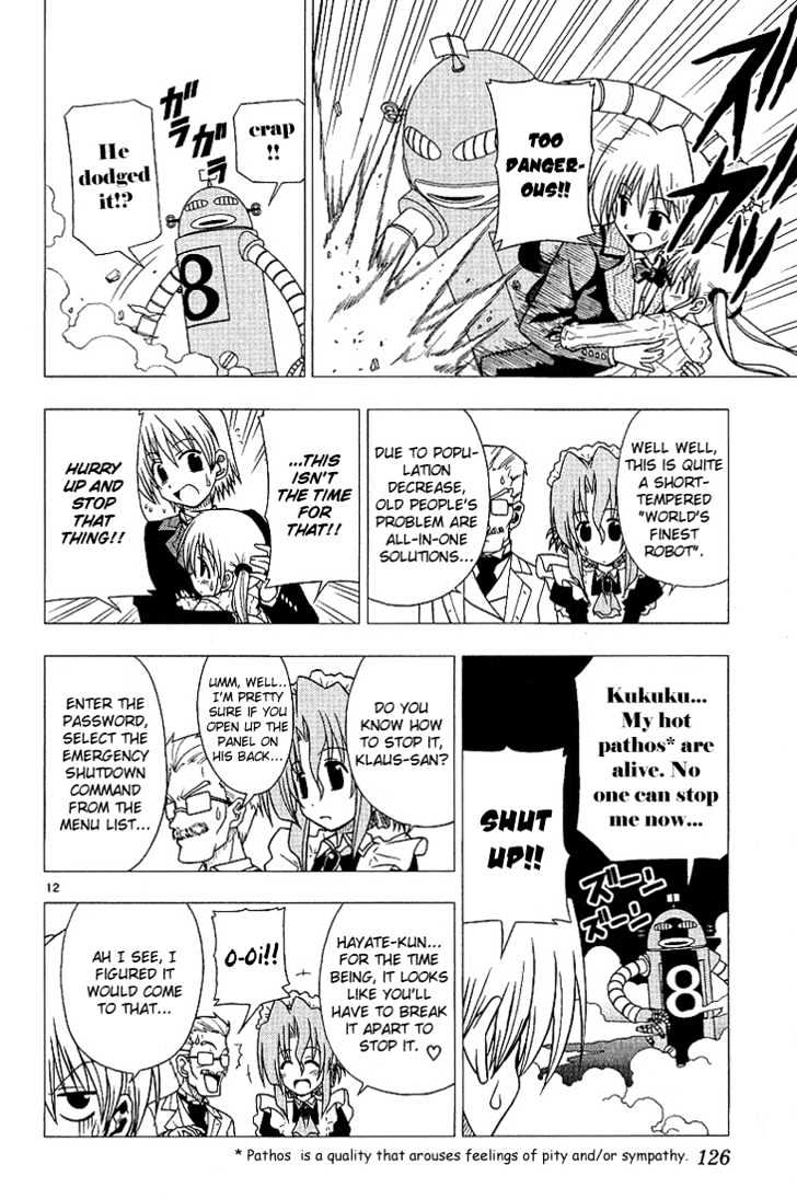 Hayate no Gotoku! Chapter 6 page 12 - Chapter 6 : Good kids shouldn't copy these!! No, bad kids and even adults should never copy either!!
