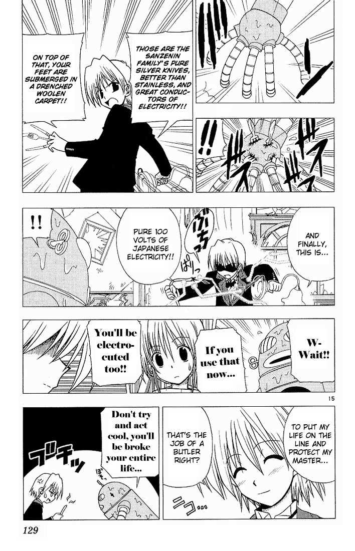 Hayate no Gotoku! Chapter 6 page 15 - Chapter 6 : Good kids shouldn't copy these!! No, bad kids and even adults should never copy either!!