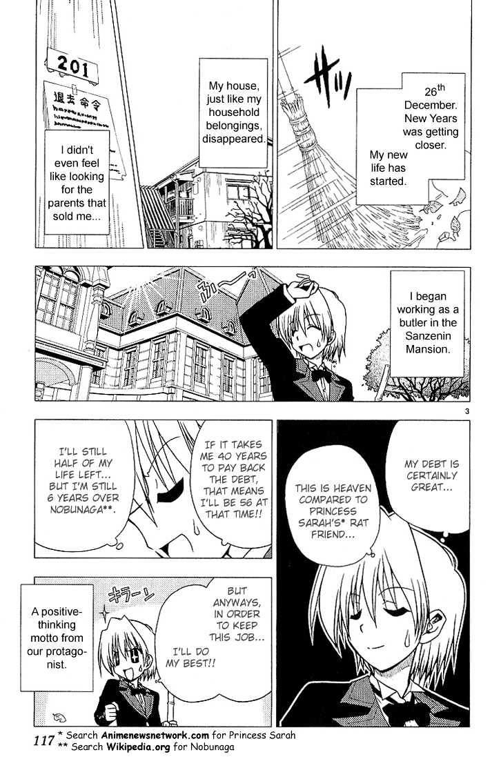 Hayate no Gotoku! Chapter 6 page 3 - Chapter 6 : Good kids shouldn't copy these!! No, bad kids and even adults should never copy either!!