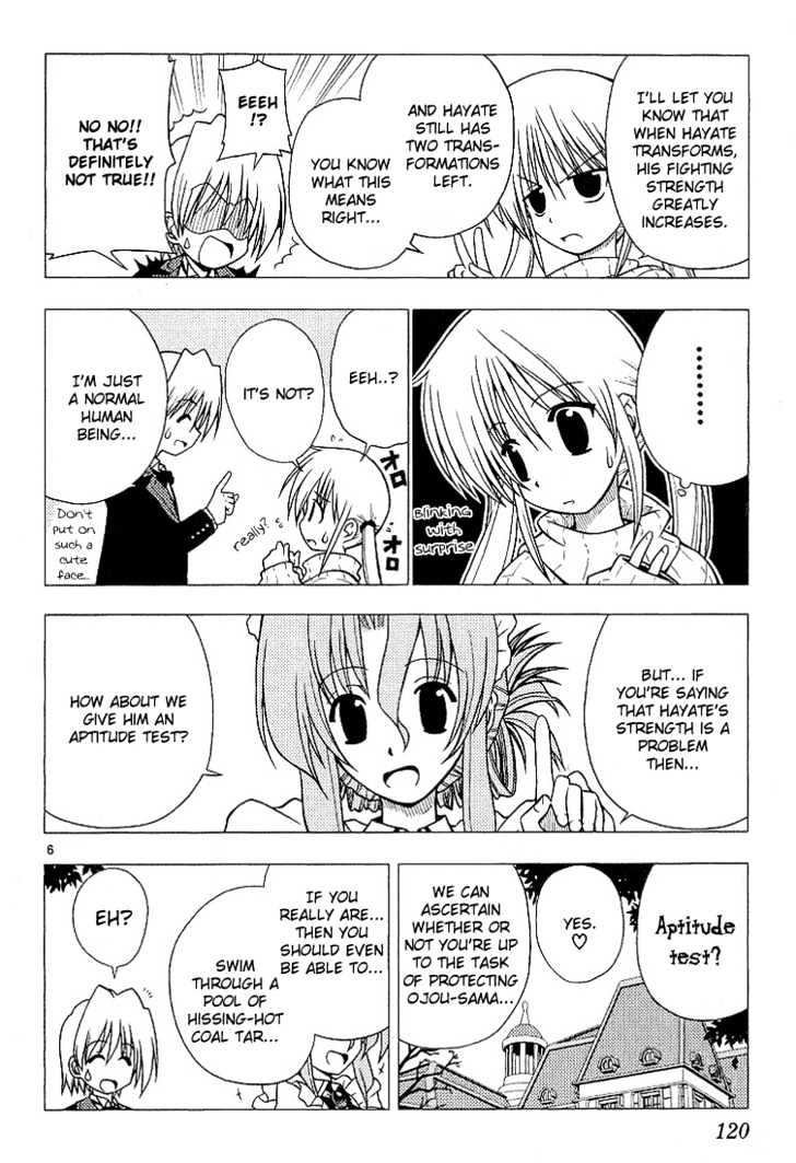 Hayate no Gotoku! Chapter 6 page 6 - Chapter 6 : Good kids shouldn't copy these!! No, bad kids and even adults should never copy either!!