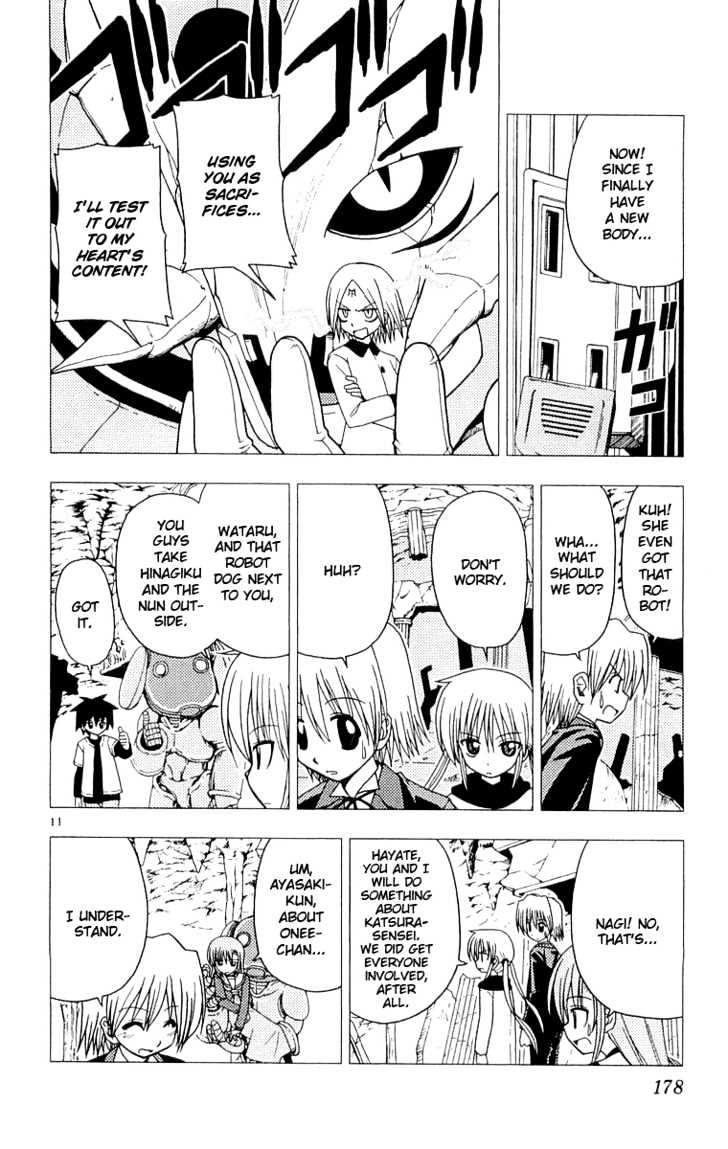 Hayate no Gotoku! Chapter 63 page 11 - Chapter 63 : Then, He Doesn't Become A Legend.