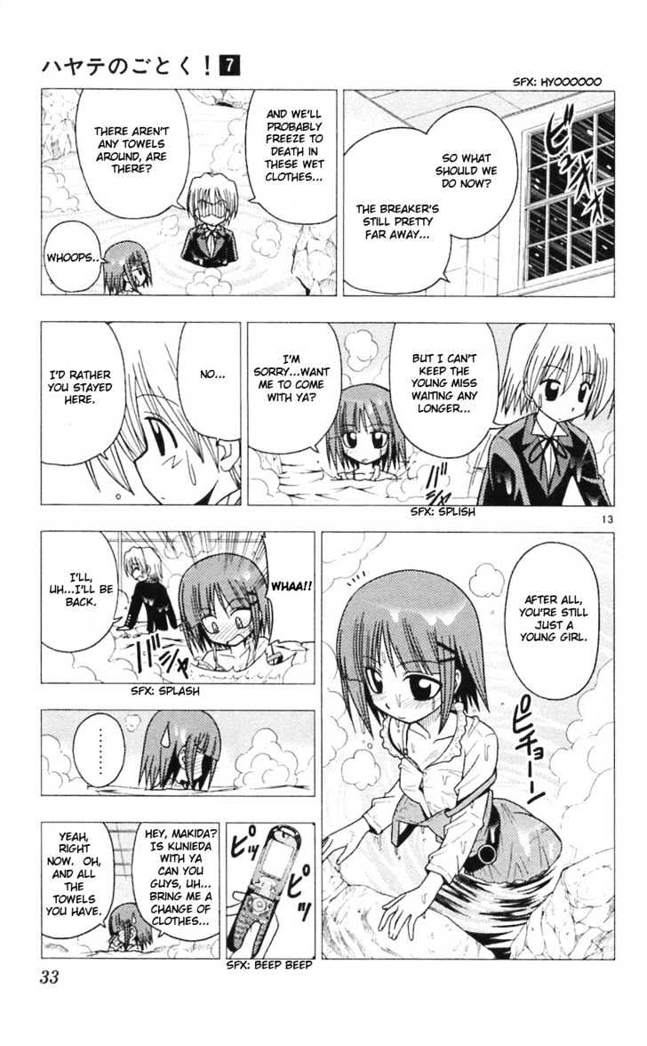 Hayate no Gotoku! Chapter 65 page 13 - Chapter 65 : It Was a Mission to Move Through Snow Fields, Like in That Game,...