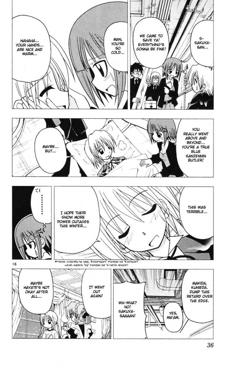 Hayate no Gotoku! Chapter 65 page 16 - Chapter 65 : It Was a Mission to Move Through Snow Fields, Like in That Game,...
