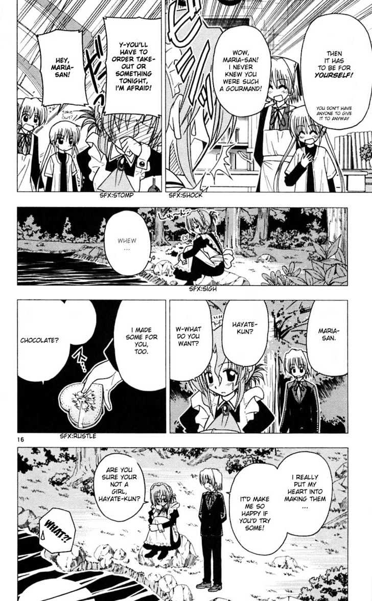 Hayate no Gotoku! Chapter 67 page 17 - Chapter 67 : St. Valentine's Day: House Side - 'You Are Similar to Me'