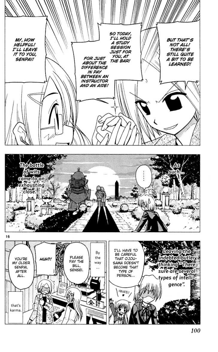 Hayate no Gotoku! Chapter 69 page 17 - Chapter 69 : The Genius Teacher Who Isn't a Little Kid Came to School