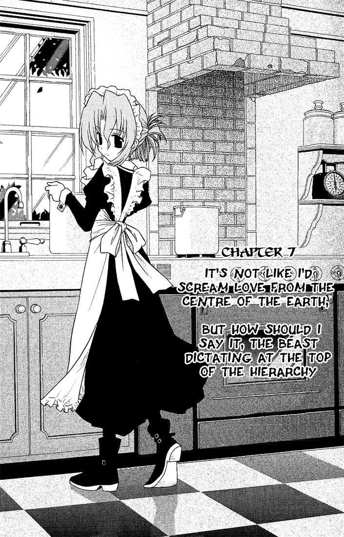 Hayate no Gotoku! Chapter 7 page 1 - Chapter 7 : It's not like I'd scream love from the centre of the Earth, but how should I say it, the beast dictating at the top of the hierarchy