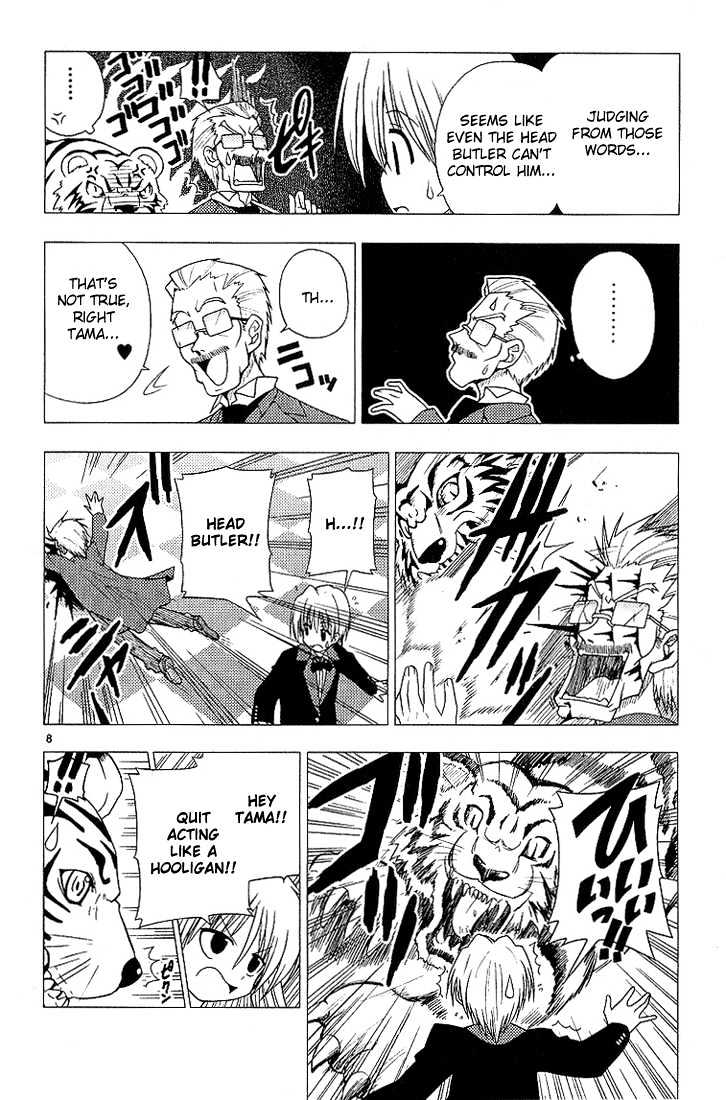 Hayate no Gotoku! Chapter 7 page 8 - Chapter 7 : It's not like I'd scream love from the centre of the Earth, but how should I say it, the beast dictating at the top of the hierarchy