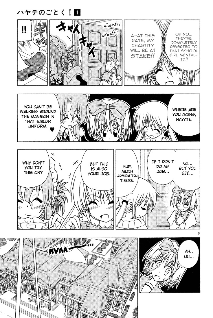 Hayate no Gotoku! Chapter 8 page 10 - Chapter 8 : Hellbound Because of Nekomimi Mode