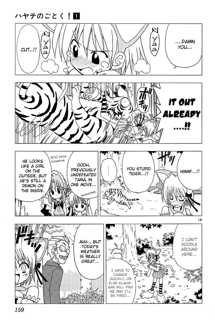 Hayate no Gotoku! Chapter 8 page 14 - Chapter 8 : Hellbound Because of Nekomimi Mode