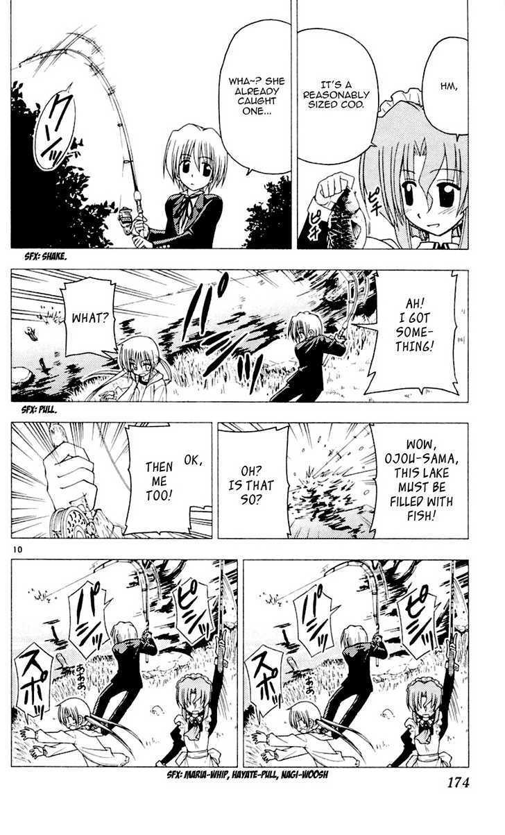 Hayate no Gotoku! Chapter 85 page 10 - Chapter 85 : When I was little, I thought fishing like "Idiotic Fishing die-show" was normal.