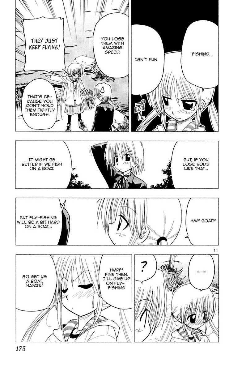 Hayate no Gotoku! Chapter 85 page 11 - Chapter 85 : When I was little, I thought fishing like "Idiotic Fishing die-show" was normal.