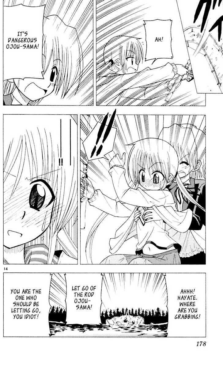 Hayate no Gotoku! Chapter 85 page 14 - Chapter 85 : When I was little, I thought fishing like "Idiotic Fishing die-show" was normal.
