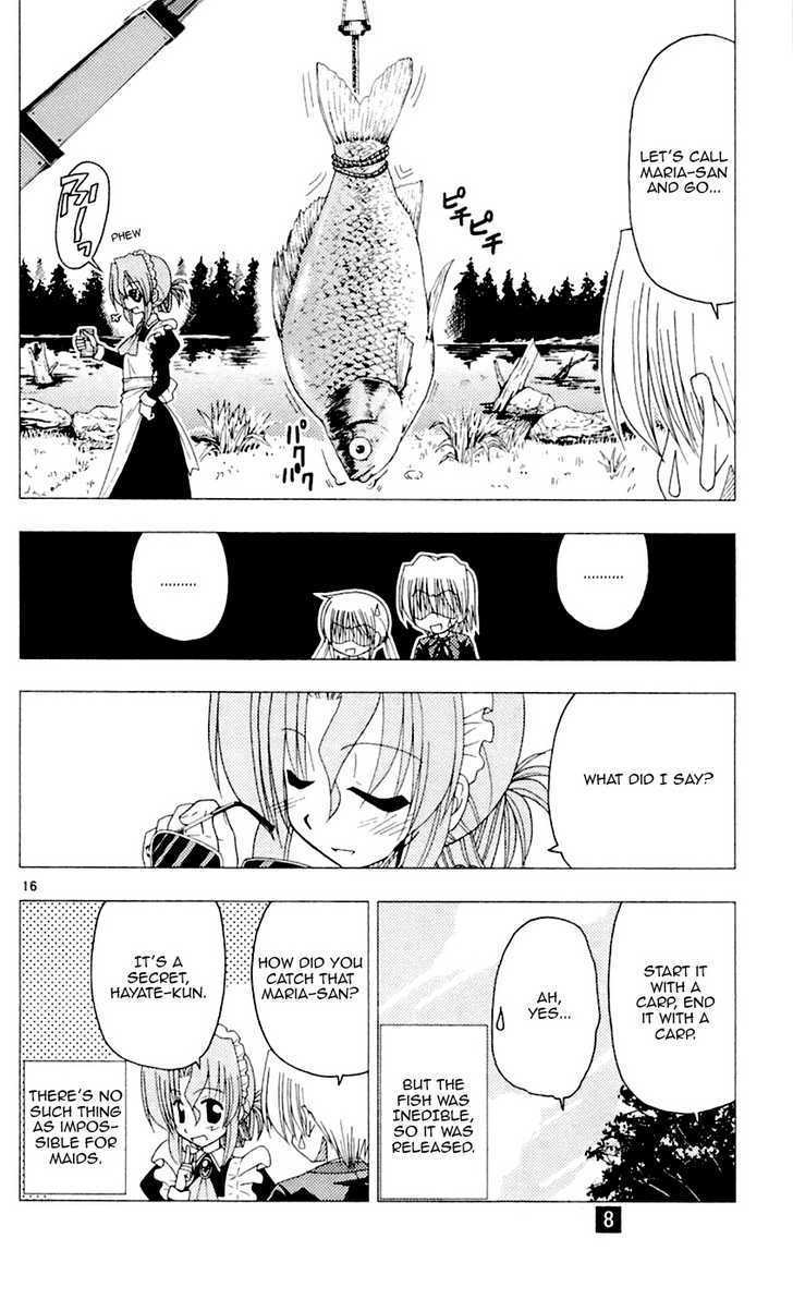 Hayate no Gotoku! Chapter 85 page 16 - Chapter 85 : When I was little, I thought fishing like "Idiotic Fishing die-show" was normal.