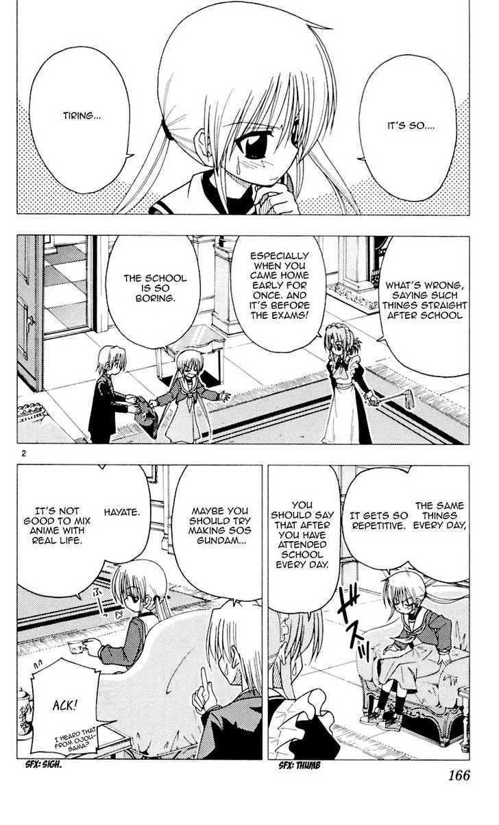 Hayate no Gotoku! Chapter 85 page 2 - Chapter 85 : When I was little, I thought fishing like "Idiotic Fishing die-show" was normal.