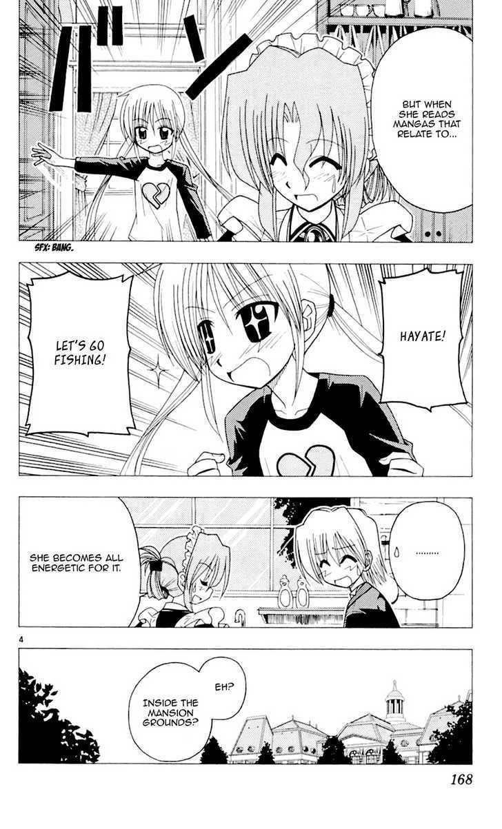 Hayate no Gotoku! Chapter 85 page 4 - Chapter 85 : When I was little, I thought fishing like "Idiotic Fishing die-show" was normal.