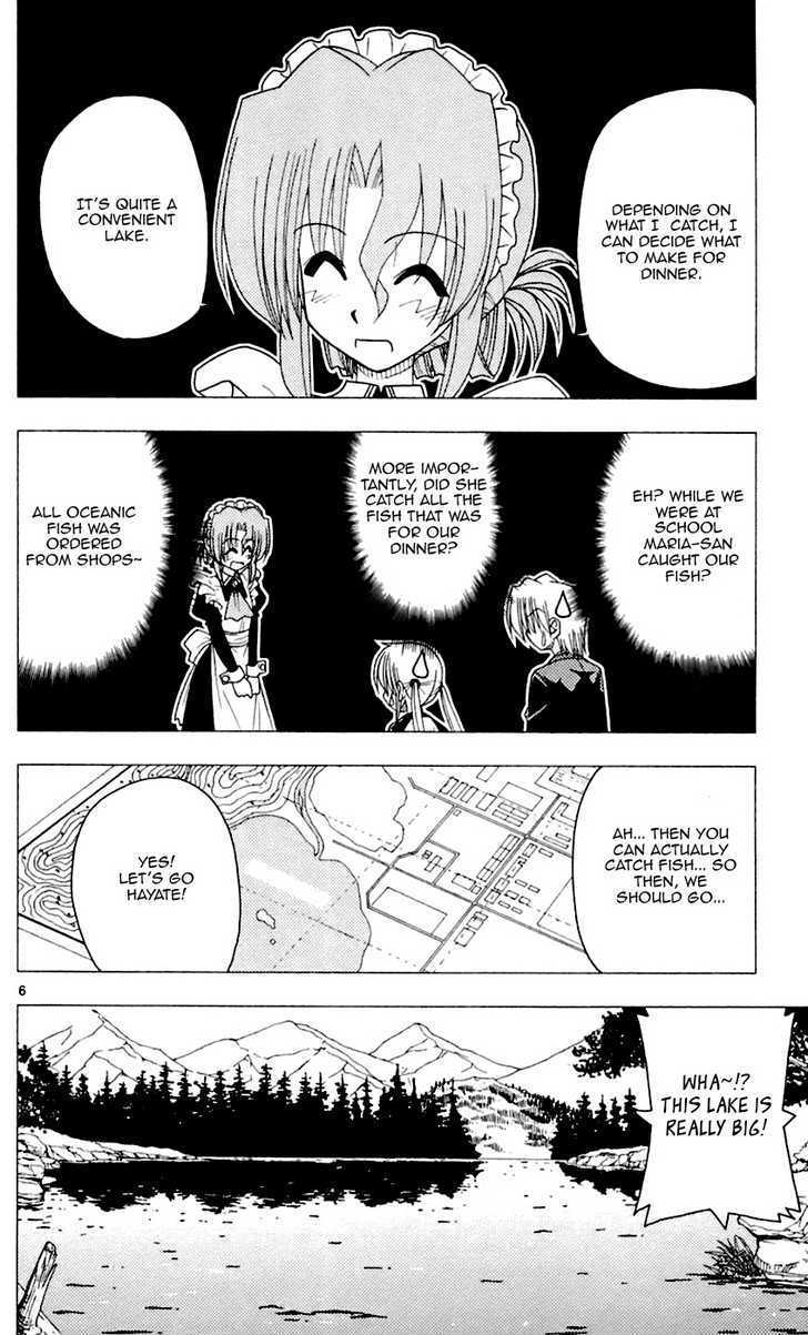 Hayate no Gotoku! Chapter 85 page 6 - Chapter 85 : When I was little, I thought fishing like "Idiotic Fishing die-show" was normal.