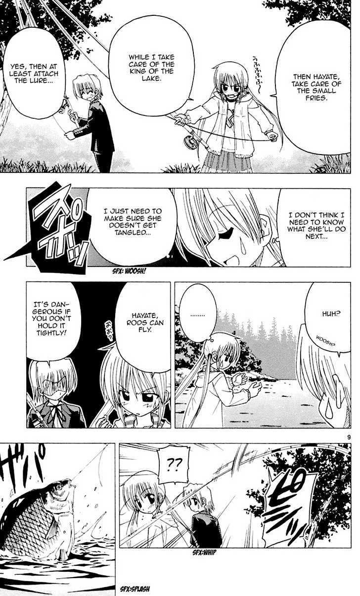 Hayate no Gotoku! Chapter 85 page 9 - Chapter 85 : When I was little, I thought fishing like "Idiotic Fishing die-show" was normal.