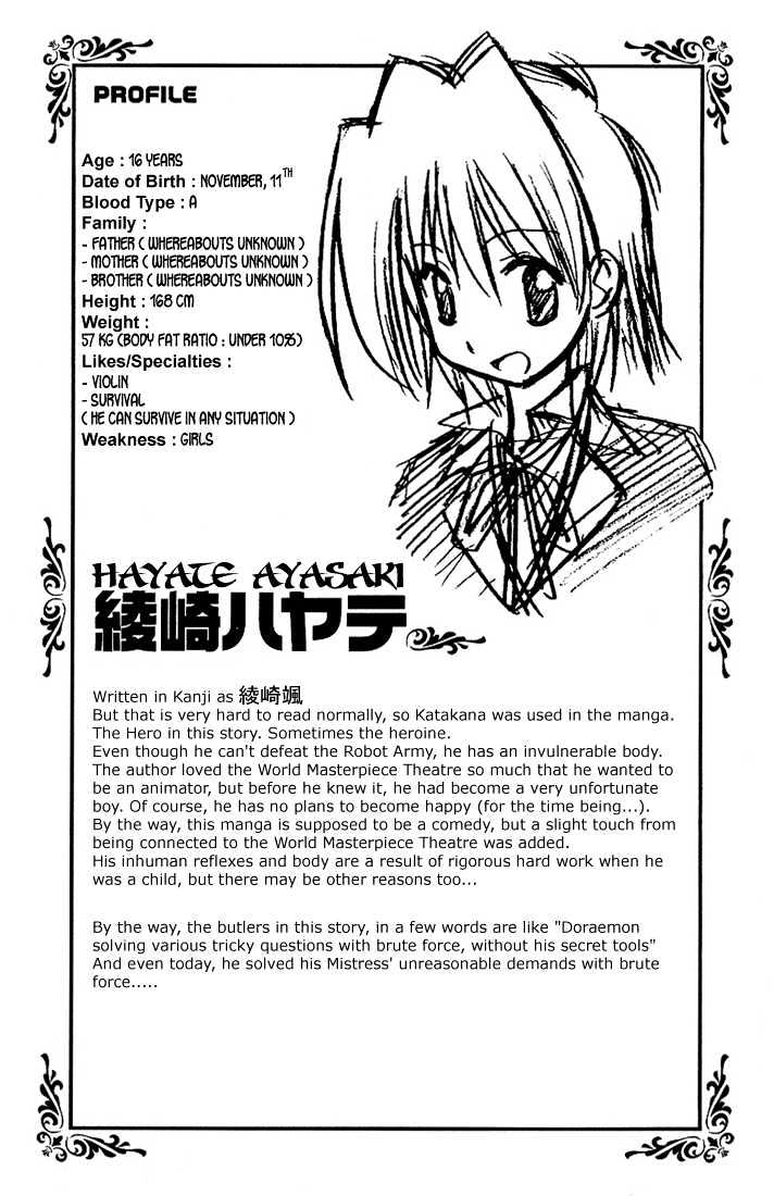 Hayate no Gotoku! Chapter 9 page 19 - Chapter 9 : In the language of flowers, the St. John's worts, in full bloom in the garden, mean revenge