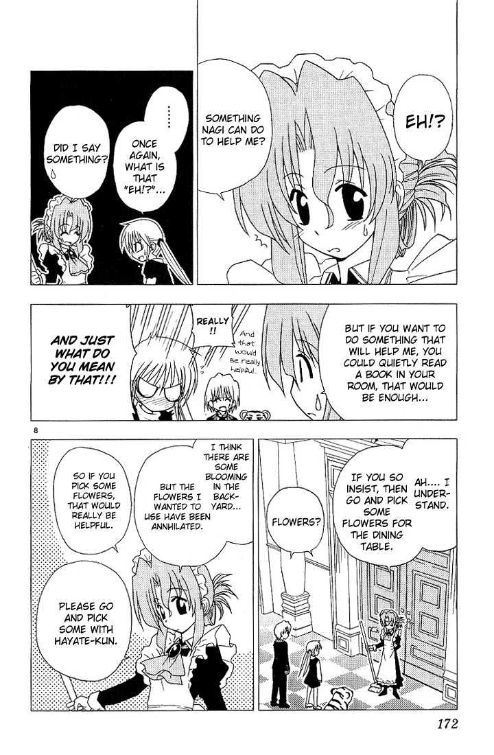 Hayate no Gotoku! Chapter 9 page 8 - Chapter 9 : In the language of flowers, the St. John's worts, in full bloom in the garden, mean revenge