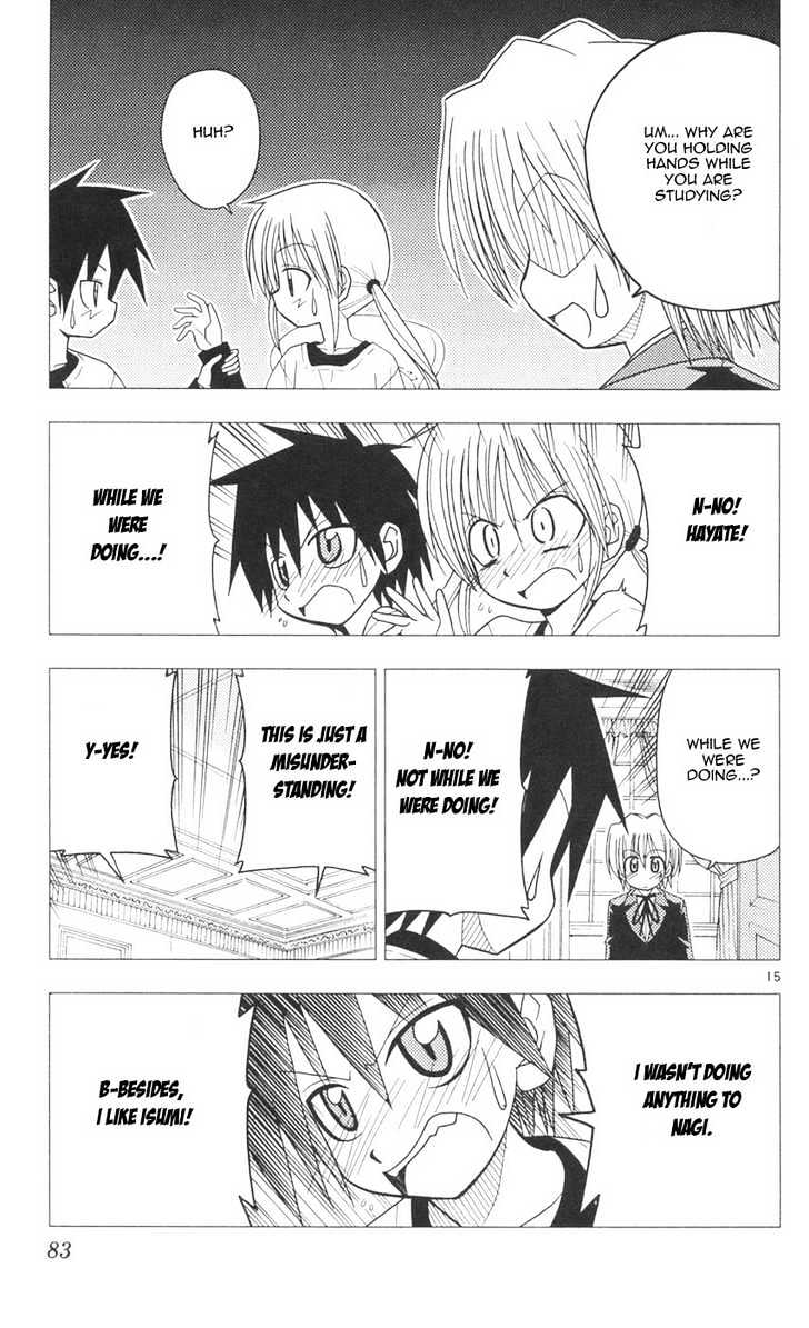Hayate no Gotoku! Chapter 90 page 15 - Chapter 90 : The Range of Questions You Predicted Won't Be on the Test